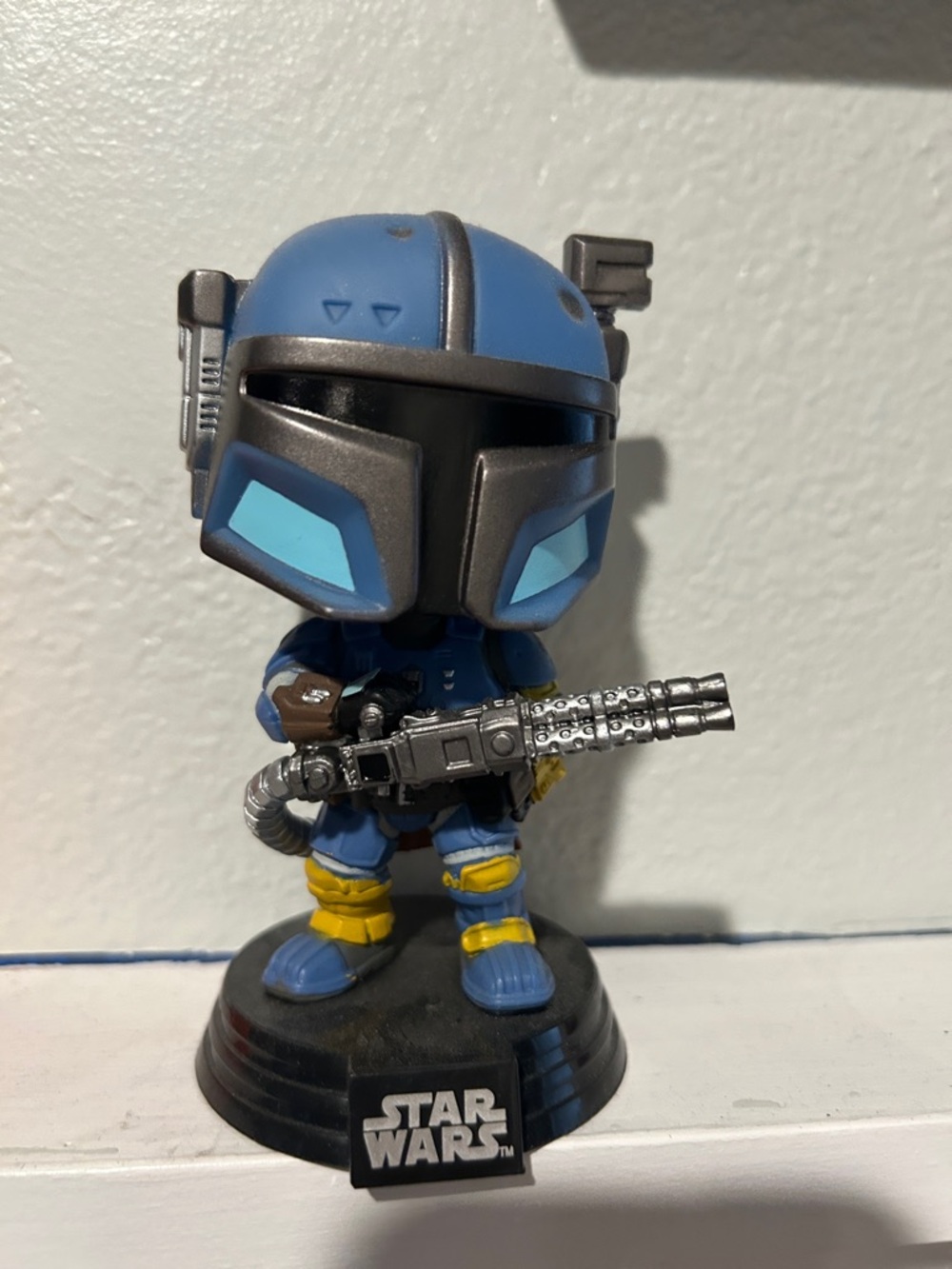 Star Wars Blue and Yellow Mandalorian Action Figure